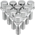 10 stuks M12 x 1,5 chroom wielbouten wielmoeren set