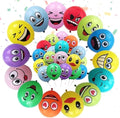 100 stuks kleurrijke latex ballonnen met smiley gezichten uit de Emotion-serie, ideaal voor verjaardagsfeestjes en feestelijke decoratie voor jongens en meisjes