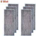 Dweil pads geschikt voor iRobot Braava Jet M6 voor nat dweilen M6134 Luxe Dweilpads Dweilrobot - 6x Microfiber Microvezel Dweil Doekjes Pads Set - Dweildoeken Nat Dweilen