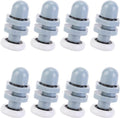 Set van 8 douchedeurrollen van 20 mm voor glazen schuifdeuren, duurzame vervangende wielen voor soepel en geruisloos schuiven van de deur