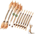 Kattenkruid Sticks, Kauwsnacks voor Katten, 10 Stuks, Kauwsnacks voor Katten, Tandverzorging en Tegen Slechte Adem, Natuurlijke, Veilige Katten Sticks, Kauwsnacks