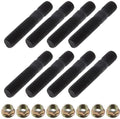 8 sets uitlaatspruitstuk boutenset M8x45mm