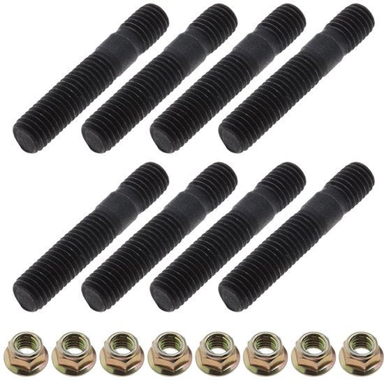 8 sets uitlaatspruitstuk boutenset M8x45mm