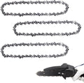 3-delige 4 inch mini-kettingzaagketting, stalen kettingzaagketting ter vervanging van kettingzaagbladen voor mini-kettingzagen en het snoeien van bomen (28 aandrijfschakels)
