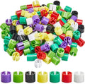 210 Stuks Kleding Maat Markers - 7 Kleurige Plastic Labels - 12x10mm voor Hangers
