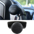 Universele autostuurknop, stuurhulp, stuurwielknop, spinner, grijpknop, booster, bol, 360 graden draaibaar, voor auto, tractor, personenauto, zwart