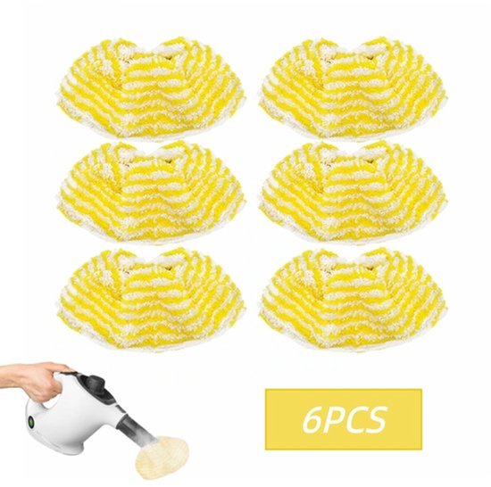 Microvezeldoeken - 6 Stuks - Geschikt voor Kärcher EasyFix SC2, SC3, SC4, SC5 Stoomreiniger - Reservedoeken - Handsproeiers