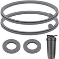 4 stuks vervangende pakking voor Blenderbottle Strada Flip Shaker Cup, 2 maten Siliconen dekselpakking Accessoires Lekvrij voor Blenderbottle Strada Shaker 24oz & 28oz (grijs)