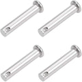 Pin Lock 8mm x 40mm - T-vorm - 304 RVS - 4 Stuks
