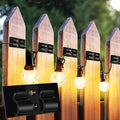 15 stuks zwarte buitenlichtclips met waterdichte plakstrips - Zelfklevende kabel haken voor opknoping van kerst en Halloween lichten en feestdecoraties