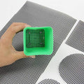 Bloempot Gat Gaas Mat Pad Bloempot Gat Ademend Pakking, Bloempot Mat, Bonsai Onderrooster Plastic Anti-lek Mat voor Tuinplanten Potten (5 * 5cm)