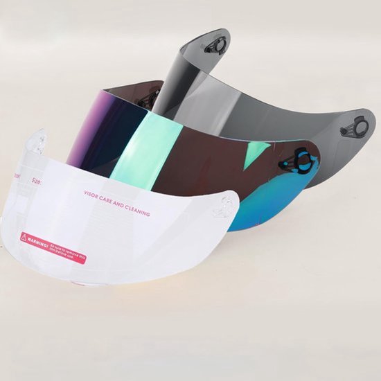 AGV K3 SV Vervangende Visor voor AGV K5 K3SV Helmen Polycarbonaat Lens met Anti-Explosie Bescherming (Gekleurd) (Donkerbruin)