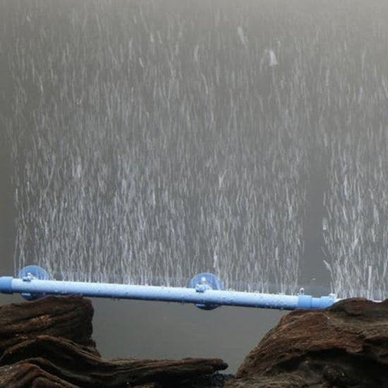Luchtbel beluchting buis, vis tank aquarium luchtbel zuurstof pomp diffuser met zuignappen, 6 maten voor kiezen (28 inch)
