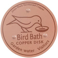 Cooper 10cm Vogelbad - Duurzame Koper Schijf met Driepuntsbevestiging voor Waterzuivering