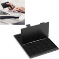 Opbergdoos voor Simkaarten - Lichtgewicht Aluminium Behuizing met 4 SIM + 12 Nano + 4 Micro-SIM + 1-pins Slots