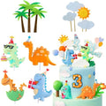 11 Stukken Dino Taartdecoraties, Taart Toppers, Taartdecoraties, Dinosaurusthema, Taartdecoratie voor Verjaardag, Evenement, Feest, Dieren, Themafeest, Decoratie