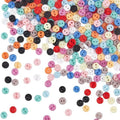 - Mini Hars Knoppen - Kleding Accessoires - 3mm - Naai - Decoratieve - Knoop - Scrapbooking - 360 stuks - 12 Kleuren - Super Kleine - Micro Ronde - Pop - DIY - Knutselen - Geschikt voor - Mini - Model 1 Doos Hogekwaliteit-Stevige-Materialen.