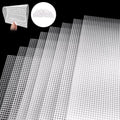 15 stuks Plastic Canvas Vellen, Stof Plastic Raster, Borduren, Mesh Canvas Plastic Raster, DIY Accessoires voor Handwerk Naai Projecten, Wit, 50,5 * 33 cm