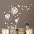 Muurstickers Paardenbloem, Bloemen Muurstickers, Muurstickers Paardenbloem Voor Slaapkamer, Muurstickers Met, Planten Bloemen Muurstickers Voor Woonkamer Keuken Raam