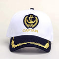 Feestjurk kapitein baseball pet voor mannen vrouwen, schipper zeeman kapitein hoed, marine kapitein kostuumaccessoire, mariniers admiraal pet voor halloween cosplay
