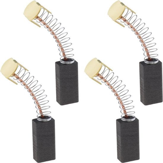 Koolborstels vervanging voor motor - Compatibel met Moretti Motor - Set van 2 - Afmetingen 6x9x20mm