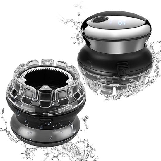 Tondeuse - Tondeuse voor mannen - Hoofd scheerapparaat voor mannen - Hoofd kaal scheren - 360° draaibare Zelfknip-Set - Met LED-display, laag geluidsniveau