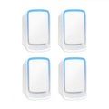 Luchtreiniger - 4-pack plug-in negatieve ionen luchtreiniger - Negatieve ionen luchtreiniger - Luchtreiniger voor thuis - Negatieve ionen luchtreiniger - Luchtverfrisser - Ionisator - Wit