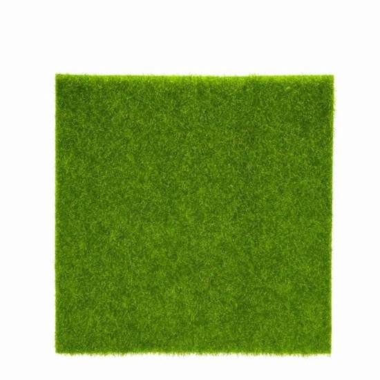 Kunstmatig model grasmat kunstgras gazonkwaliteit niet vervagen natuurlijk realistisch miniatuur astrogras nep gazon tuin ornament decoratie (30 x 30 cm)