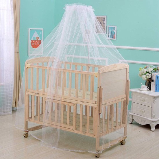 Zomer Baby Bed Net, Ademend Muggennet, Bed Canopy Netting, Gordijn Kamer Decor Huishoudelijke Decoratie, voor Kind Baby Slaapkamer Camping Lichten Scherm Netten Gordijnen