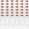 - Glazen geschenk potten sets - 36 stuks - Kurken doppen - 50ml - Mini rond - Luchtdichte opslag flessen - Huwelijksgeschenken - Feest - Keuken kruiden - Jam opbergers.