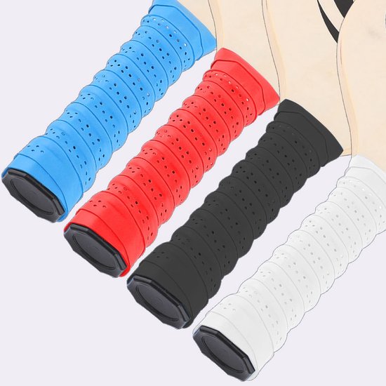 4 Stks Pickleball Paddle Grip Tape, Pickleball Racket Tape Tennis Racket Grip Tape Vochtafvoerend Comfortabel Vervangende Grip Tape Handvat Wrap voor Pickle Ball Paddle