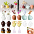 16 Stuks Mini Vazen Magneten voor Koelkast, Mini Magnetische Vazen, Grappige Vazen, Koelkast Magneten, Decoratieve Vazen, Magnetisch voor Decoratie, Keuken, Veilig, Keuken