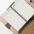3 Pack Gelijnd Papier, 120 Pagina's/60 Vellen A6 Navulbaar Papier, A6 Navulbaar Papier voor Dagboek Planner DIY