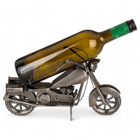 Metalen Motorfiets Stijl Fleshouder - Retro Cafe Racer, Bobber, Chopper - Vintage & Klassiek