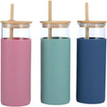 Glazen-beker-met-bamboe-deksel-en-rietje-waterfles-ijskoffie-theekop-reisbeker-roze.