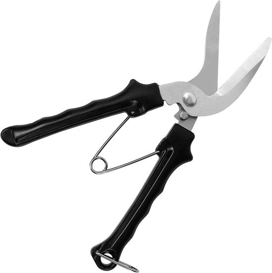 Allecto - Tapijtschaar - Multifunctionele Schaar - Zware Kwaliteit - Roestvrij Staal - Industrieel - Scherpe Bladen - Tapijt Karton Stof Leer - Metaaldraad - Geschikt voor Diverse Materialen - 20,5 cm - Roestvrij Stalen Schaar