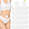 Ricinusolie wraps voor de navel, 50 stuks hypoallergene castorolie verpakkingen voor verzorging en ontspanning van de huid