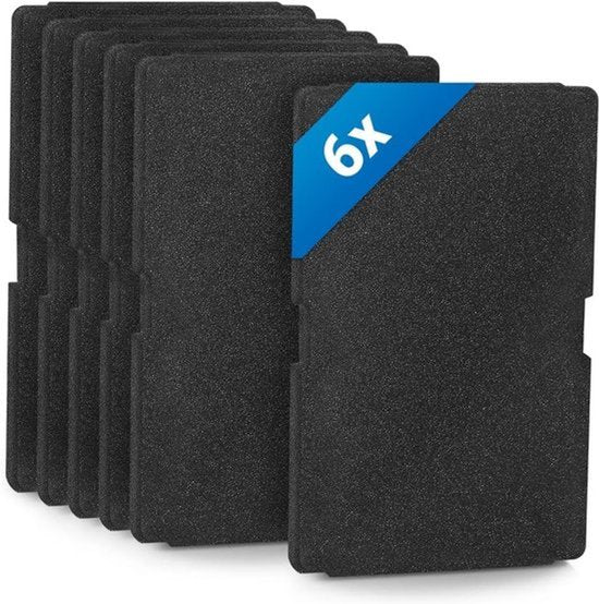 Wasdroger filter - 6 stuks - Geschikt voor beko wasdroger filter 2964840100 - sponsfilter - Grundig Droger verdamper schuim filter - 24*15cm