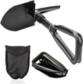 Opvouwbare Multifunctionele Campingschep 46,5 cm Zwart met Draagtas