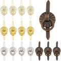 80PCS Mini Brad Paper Fasteners - Antieke kleuren - Inclusief Trekringen