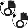 Ultra stille aquariumpomp (250L/H 3W) - Set van 2 mini USB-waterpompen met hoge opvoerhoogte - Ideaal voor aquarium, vijver en fontein