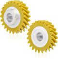 2 Pack W10112253 Worm Gear voor Whirlpool Mixers, Tandwiel Vervangingsonderdeel Vervangt 4162897 4169830 AP4295669 PS11748374 4161531 WPW10112253