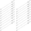 20Pcs 2 inch/5 cm Broche Pin Broche Stok Pin Puntige Plug Broche met Stopper Einden Diy Sieraden Accessoires Voor Jurken Hoeden Halsbanden Revers Zilver