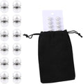 12 paar parel sluiergewichten, magnetische dubbelzijdige sluiergewichten, onzichtbare magneten, kleding, sjaals, accessoires voor bruiloften, buitenactiviteiten en cadeaus voor bruidsparen (wit)
