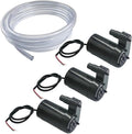 Mini dompelpomp met borstelloze motor van 3V-5V inclusief 3 meter transparante slang, ideaal voor aquarium, tuinplanten en bloemen voor efficiënt waterpompen