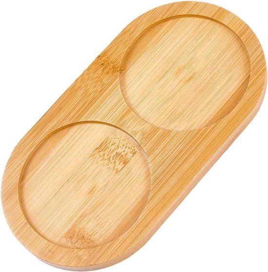- Zout- en pepermolen - Keukentafelaccessoire - Bamboe - Houder - Opbergruimte - Geschikt voor molens en shakers