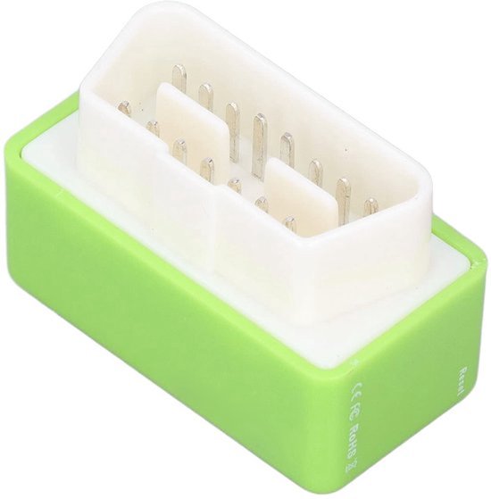 Eco Chip Tuning Box, OBD2 ECO Brandstof Besparen Power Chip Tuning Box 15% Groene ABS Universeel voor Auto's sinds 1996