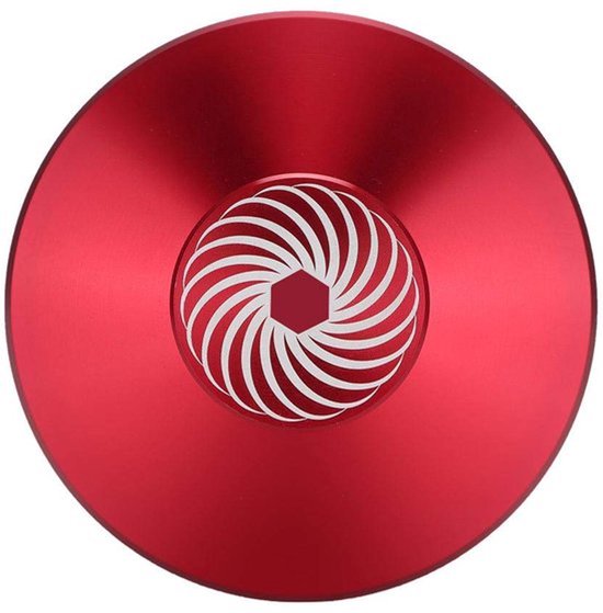 Vinyl Record Stabilizer Clamp, Premium Quality Audio Disc Turntable Aluminium Record Weight Clamp (Rood)