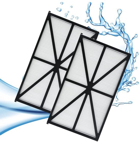 2 st Zwembadreiniger Filterpatroon, Patroonfilterpanelen Zwembadreiniger Filters Compatibel met RCX70101 PAK2 Hayward Tiger Shark Aqua Vac Zwembadreiniger Robotfilters