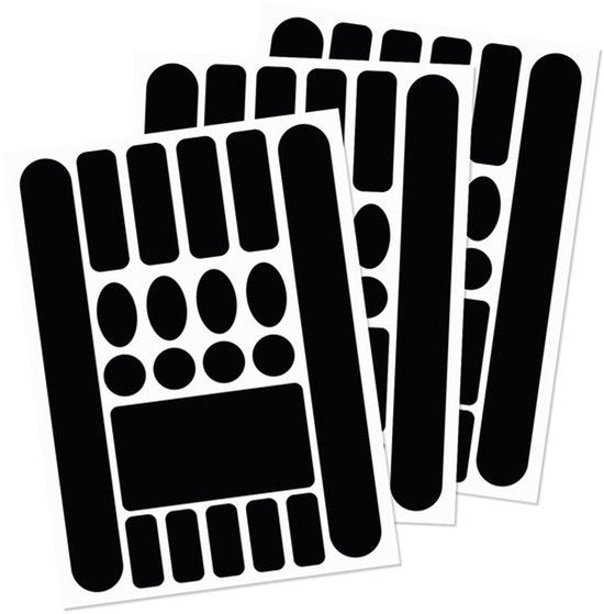 3 vellen fietsframe beschermingstape sticker, fiets achtervork beschermer zelfklevende fiets ketting beschermer beschermfolie hoes voor mountainbike ketting